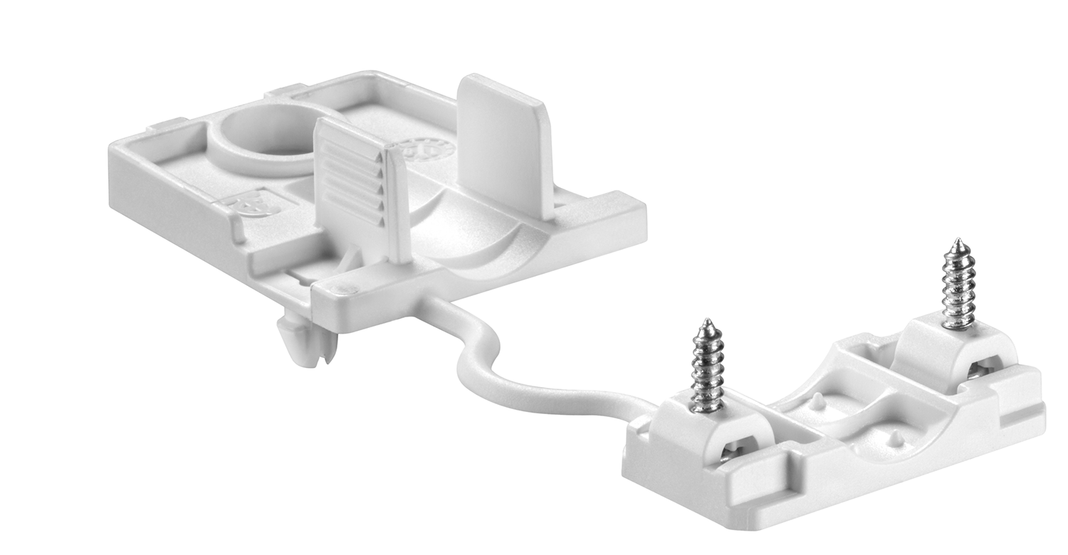 Befestigungsplatte mit Zugentlastung
