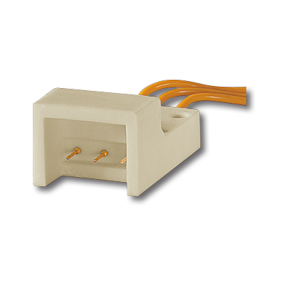 Test adaptor for terminal blocks with 3 poles