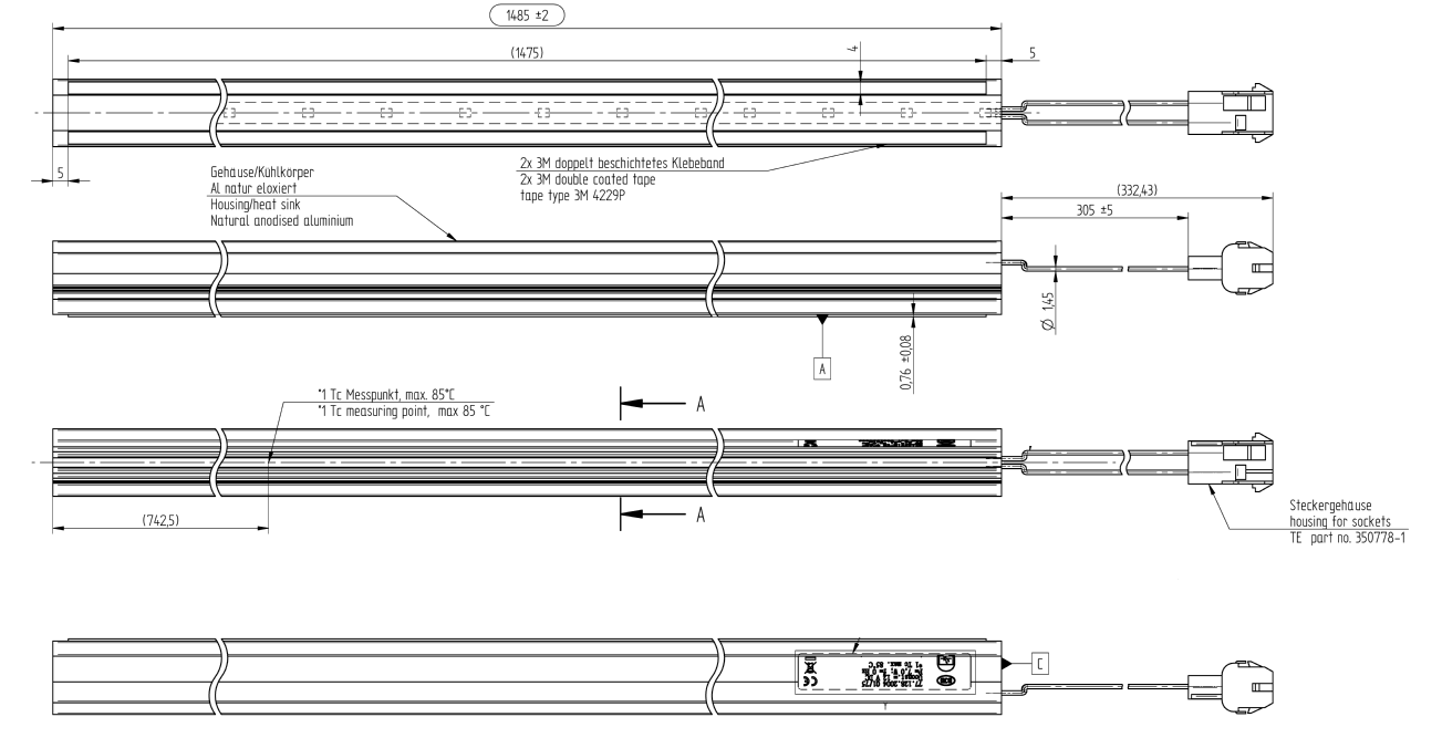LED Light Bar 1485 mm