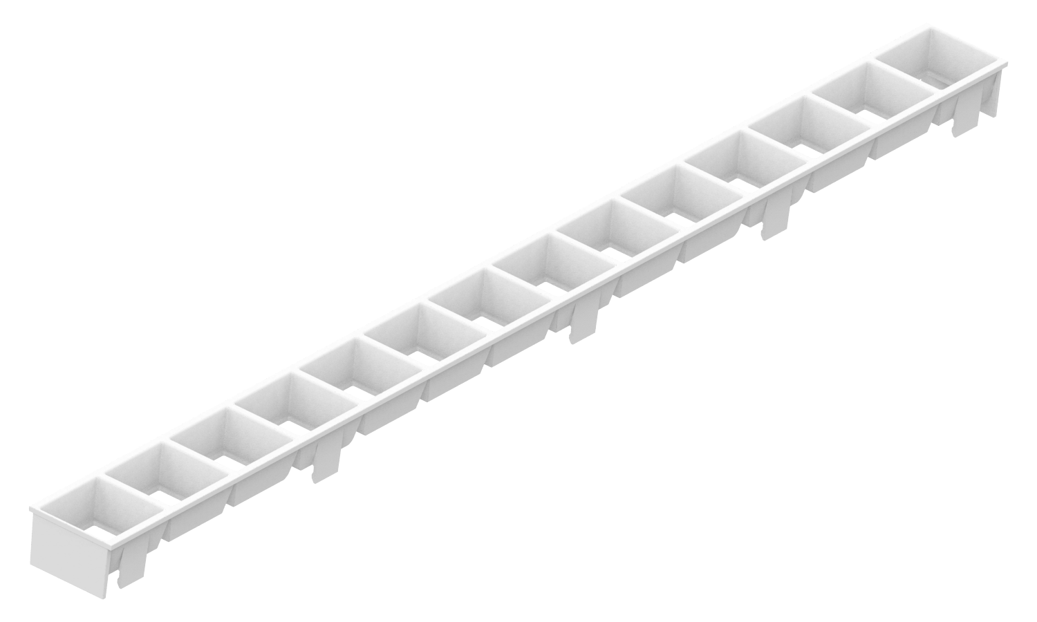 OptiLine Louvre Mini 21 Black & White 1 ft optics grid
