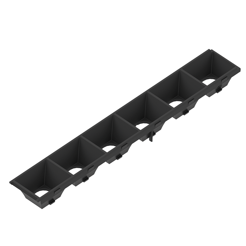 OptiLine Louvre Black & White 1 ft Optik-Raster