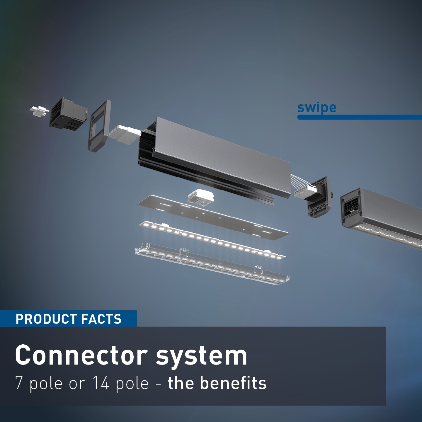 🔌🌟 New connection standard for trunking solutions! 🔌🌟
Discover our revolutionary BJB Connector System for strip lighting with 7- and 14-pole connections. 
Create innovative lighting solutions now with our BJB Connector System! 💡💫

Find more information here: https://www.bjb.com/en/light-components/connector-system/

#BJB #ConnectorSystem #Beleuchtung #Innovation #Lichtdesign #Montage #Automatisierung #Elektrik #PlugAndPlay #Beleuchtungstechnik #trunkingsolutions #trunkingsystem #lichtbandverbindersystem