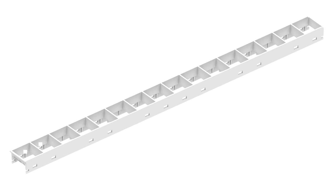 OptiLine Louvre Mini 18 Black & White 1 ft optics grid