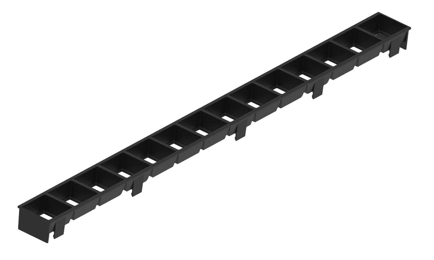 OptiLine Louvre Mini 21 Black & White 1 ft optics grid