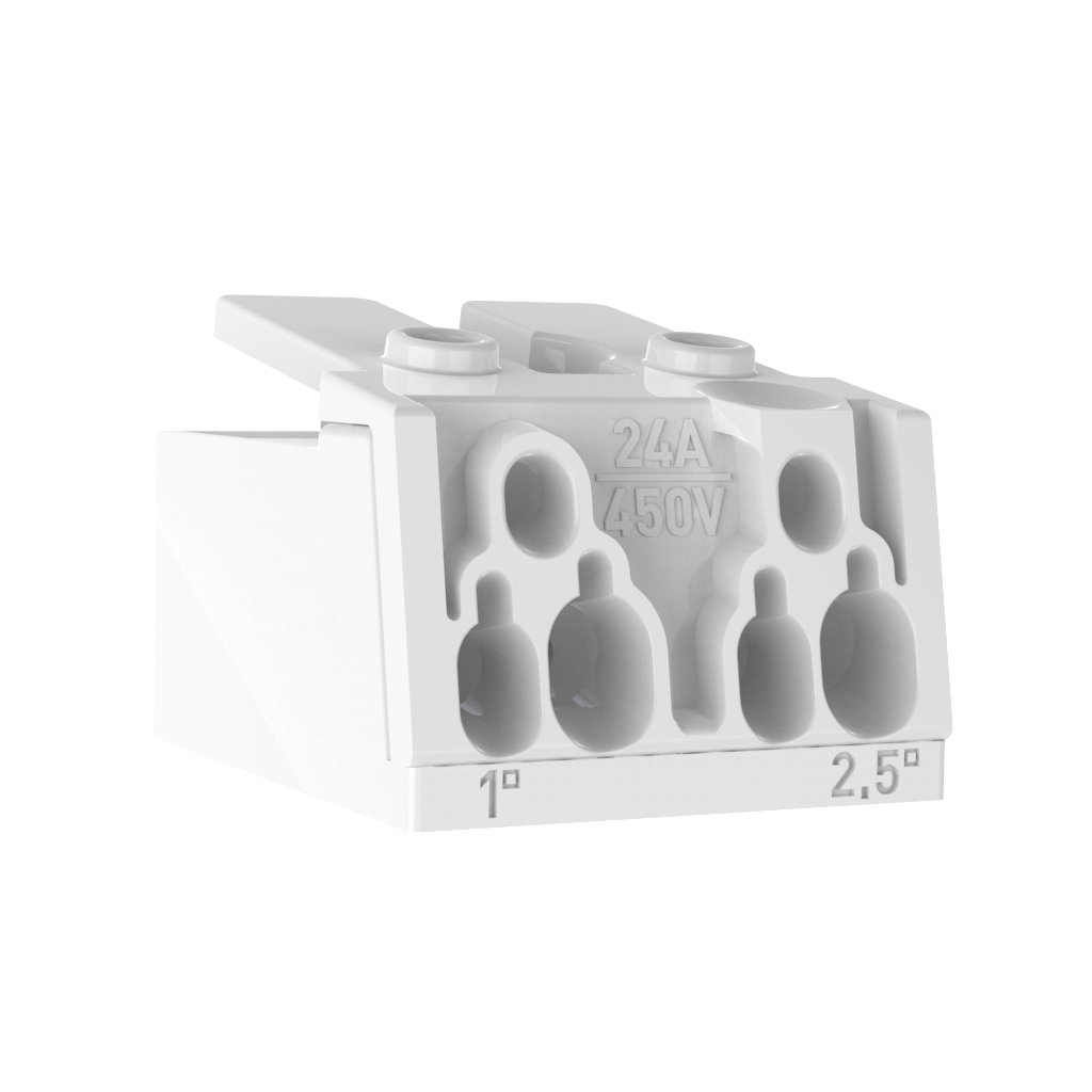 Terminal block 2 poles